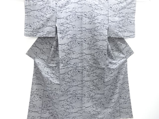 Japanese Kimono / Tsumugi Omeshi Silk